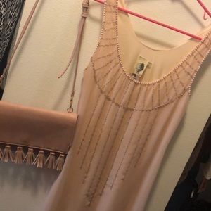Garland Blush/Nude M relaxed fit cocktail dress